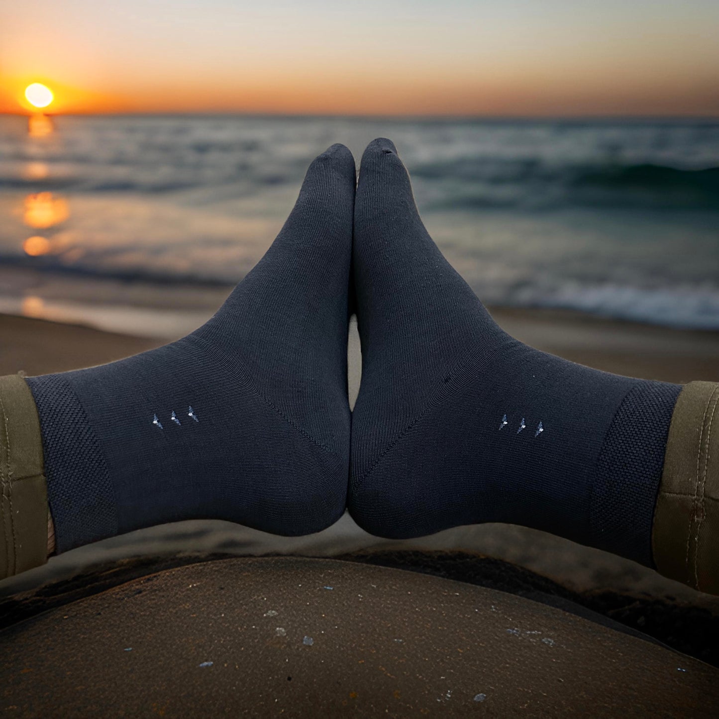 Granite Grey Full Socks