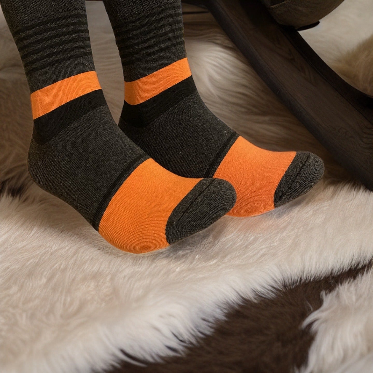 Pumpkin Ash Full Socks